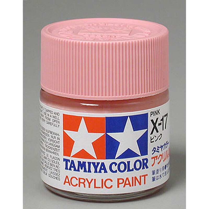 TAM81017 Tamiya X-17 Pink Gloss Finish Acrylic Paint (23ml)