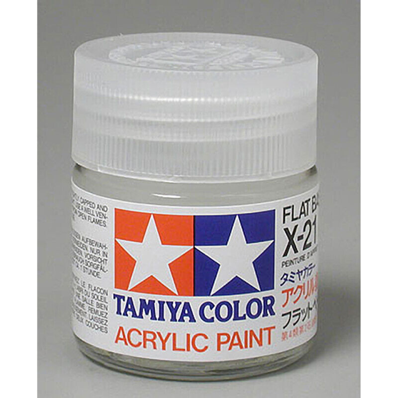 TAM81021 Tamiya X-21 Flat Base Acrylic Paint (23ml)