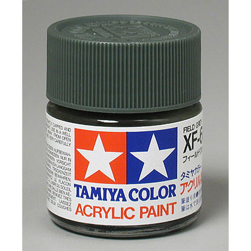 TAM81365 Tamiya XF-65 Flat Field Grey Acrylic Paint (23ml)