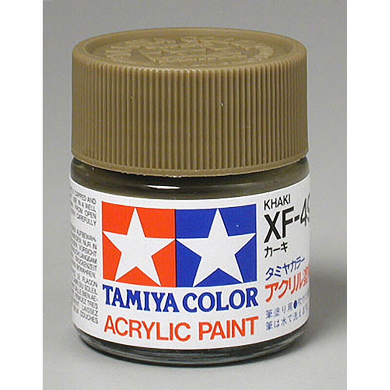 TAM81349 Tamiya XF-49 Flat Khaki Acrylic Paint (23ml)