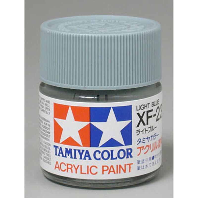 TAM81323 Tamiya XF-23 Flat Light Blue Acrylic Paint (23ml)