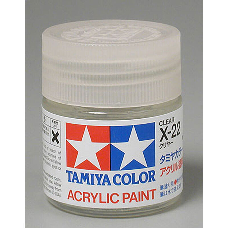 TAM81022 Tamiya X-22 Clear Gloss Acrylic Paint (23ml)