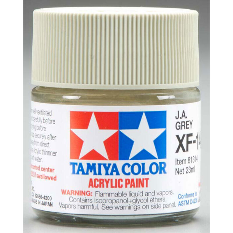 TAM81314 Tamiya XF-14 Flat J.A.Grey Acrylic Paint (23ml)