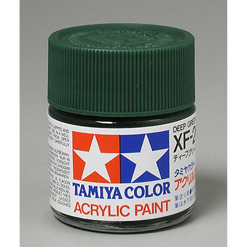 TAM81326 Tamiya XF-26 Flat Deep Green Acrylic Paint (23ml)