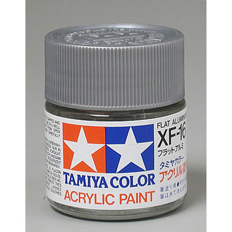 TAM81316 Tamiya XF-16 Flat Aluminum Acrylic Paint (23ml)