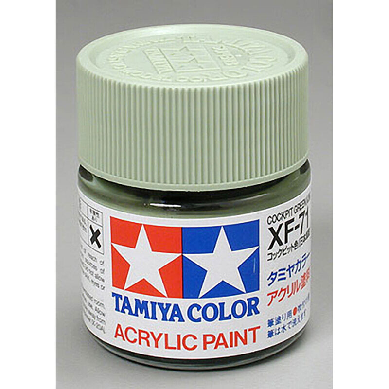 TAM81371 Tamiya Acrylic XF71 Cockpit Green Acrylic Paint (23ml)