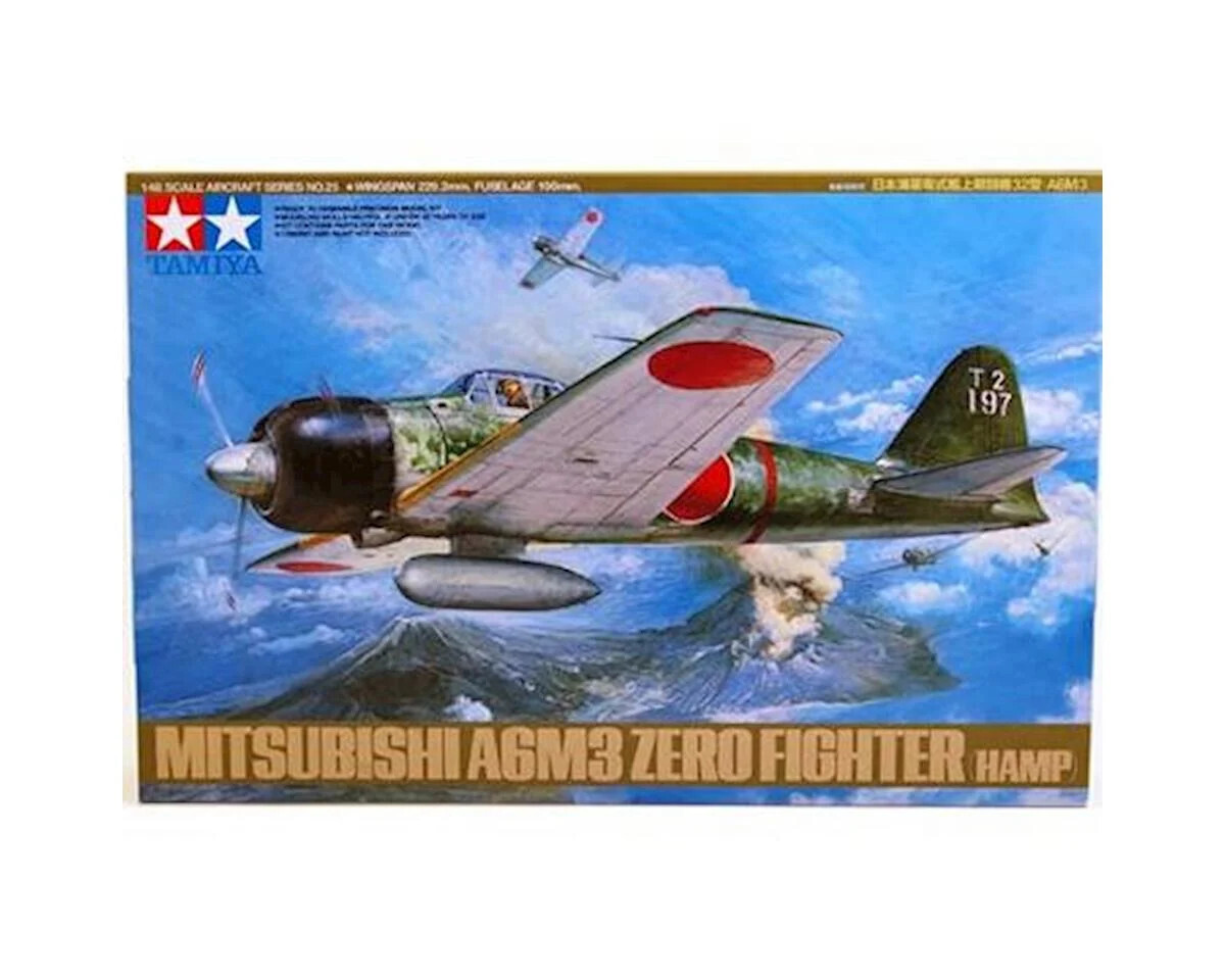 TAM61025 Tamiya 1/48 A6M3 Type 32 ZERO Fighter Model Kit