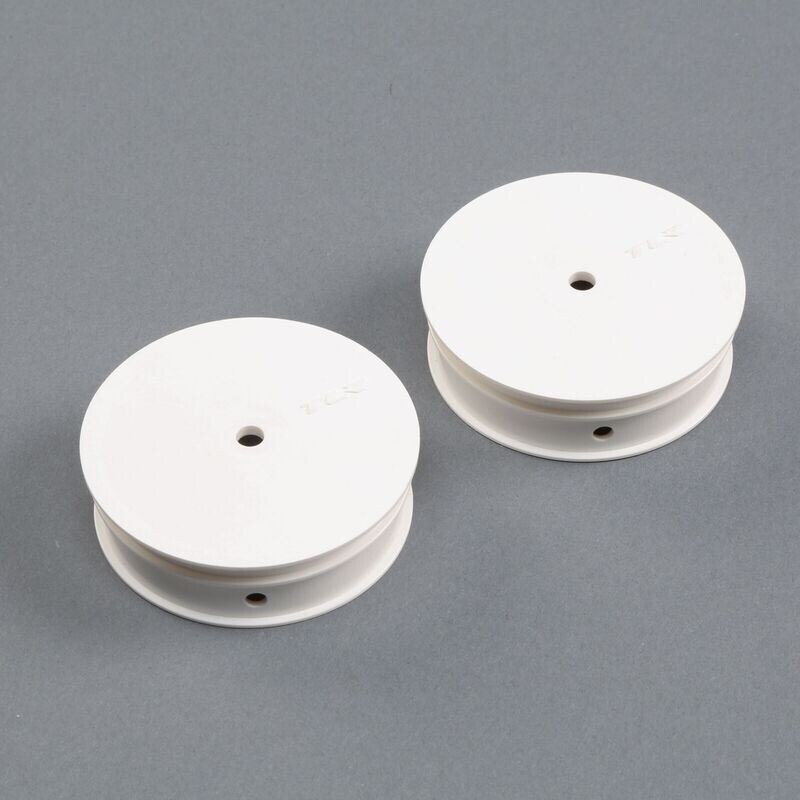 TLR43019 1/10 Narrow Front Buggy Wheels, Stiffezel, 12mm Hex, White (2): 22