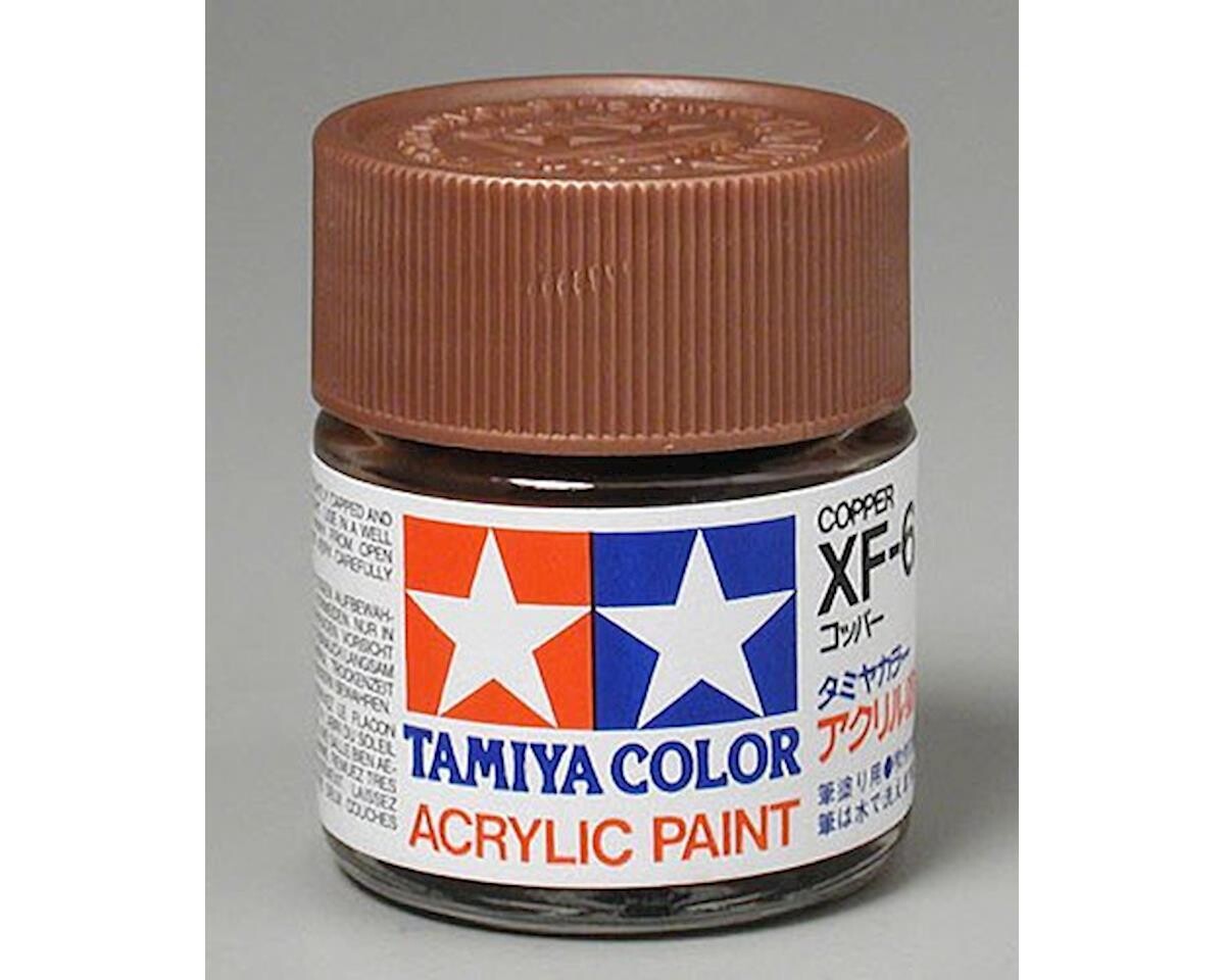 TAM81306  Tamiya XF-6 Flat Copper Acrylic Paint (23ml)