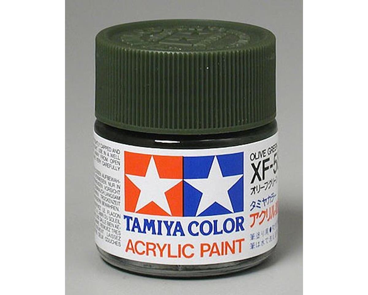 TAM81358  Tamiya XF-58 Flat Olive Green Acrylic Paint (23ml)
