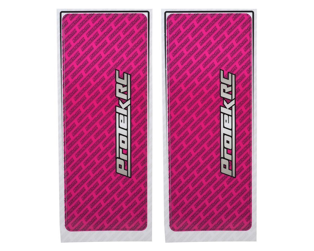 PTK-1102-PNK ProTek RC Universal Chassis Protective Sheet (Pink) (2) (12.5x33.5cm)