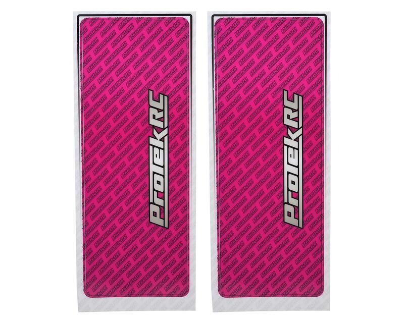 PTK-1102-PNK ProTek RC Universal Chassis Protective Sheet (Pink) (2) (12.5x33.5cm)