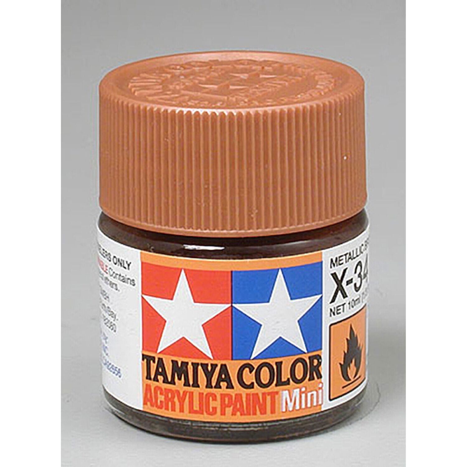 TAM81534  Tamiya X-34 Metallic Brown Acrylic Paint (10ml)