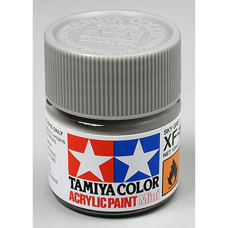 TAM81719  Tamiya XF-19 Flat Sky Grey Acrylic Paint (10ml)