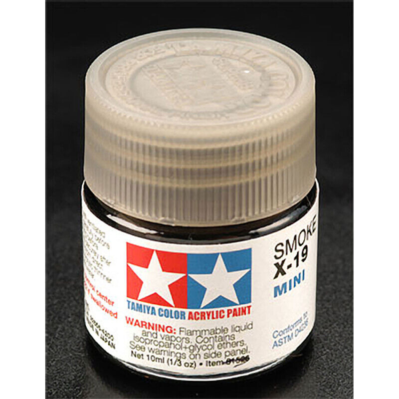 TAM81519  Tamiya X-19 Smoke Acrylic Paint (10ml)