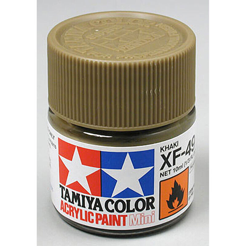 Tam81749 Tamiya XF-49 Flat Khaki Acrylic Paint (10ml)
