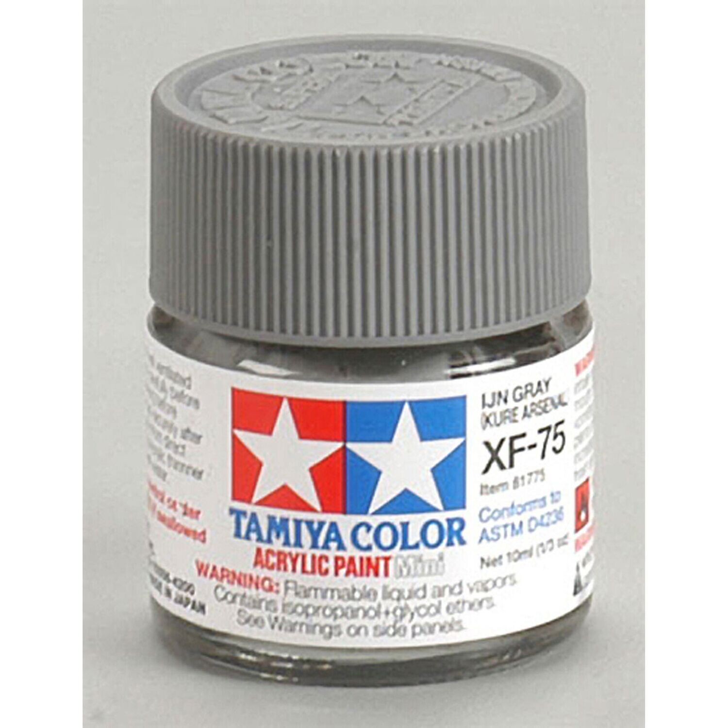 TAM81775   Tamiya XF-75 Flat IJN Grey Acrylic Paint (10ml)