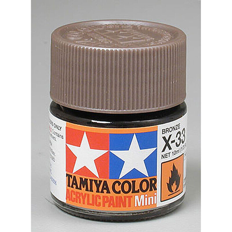 TAM81533  Tamiya X-33 Metallic Bronze Acrylic Paint (10ml)