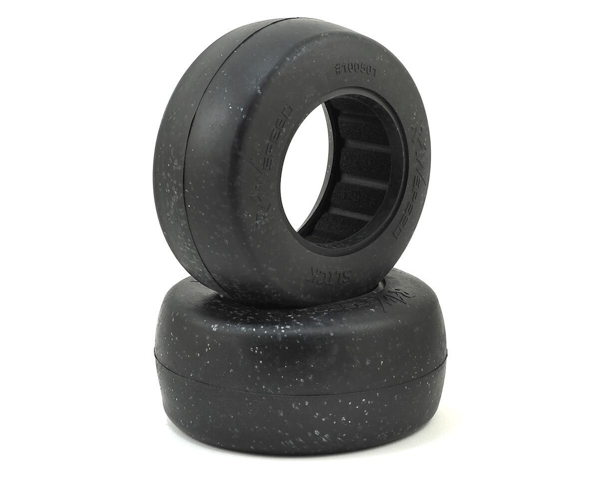 RWS100501CB Raw Speed RC Slick Short Course No Prep Drag Racing Tires (2) (Clay)