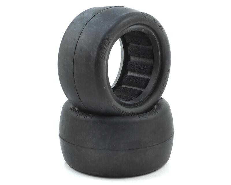 RWS161101CB Raw Speed RC Slick 2.2&quot; 1/10 Rear Buggy Tires (2) (Clay)