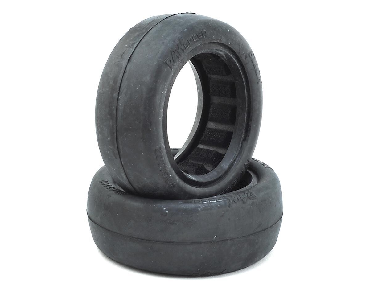 RWS161102CB Raw Speed RC Slick 2.2&quot; 1/10 2WD Front Buggy Tires (2) (Clay)