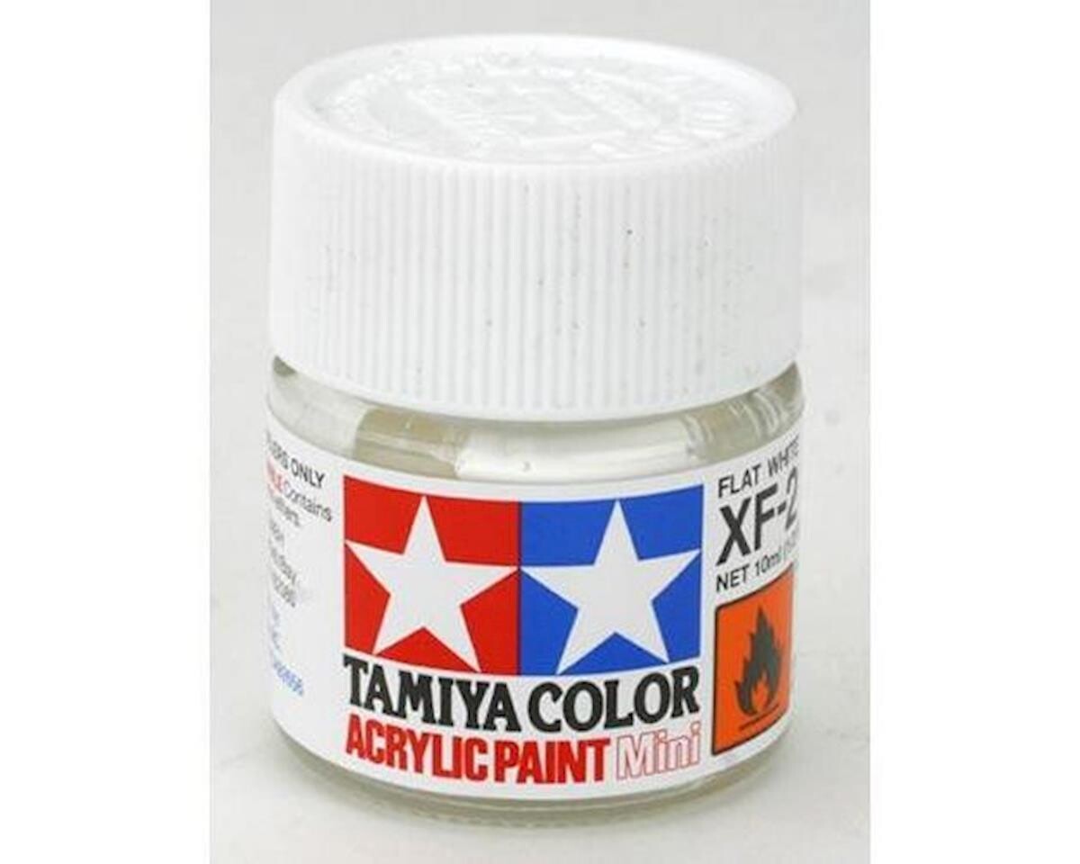 TAM81702  Tamiya XF-2 Flat White Acrylic Paint (10ml)