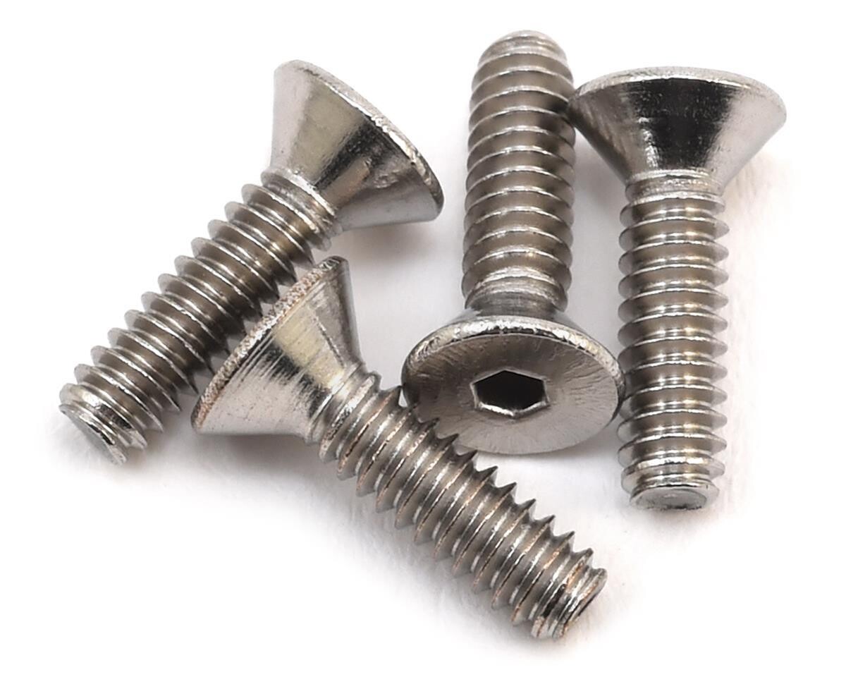 CLN1429 CRC 7/16x4-40 Stainless Steel Flat Head (4)