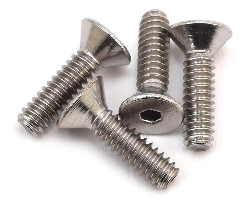CLN1429 CRC 7/16x4-40 Stainless Steel Flat Head (4)