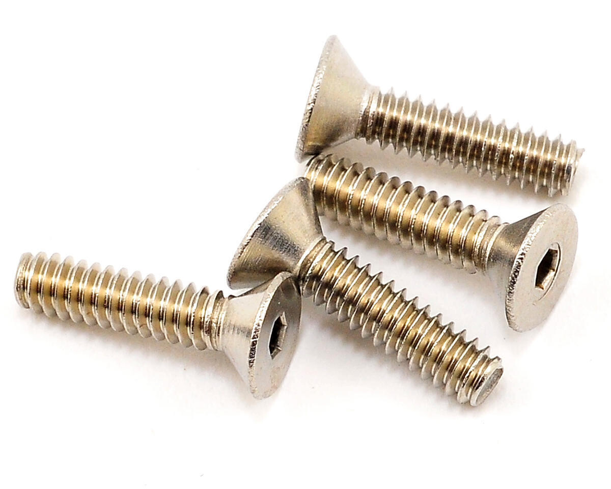 CLN1430 CRC 1/2x4-40 Stainless Steel Flat Head Screw (4)