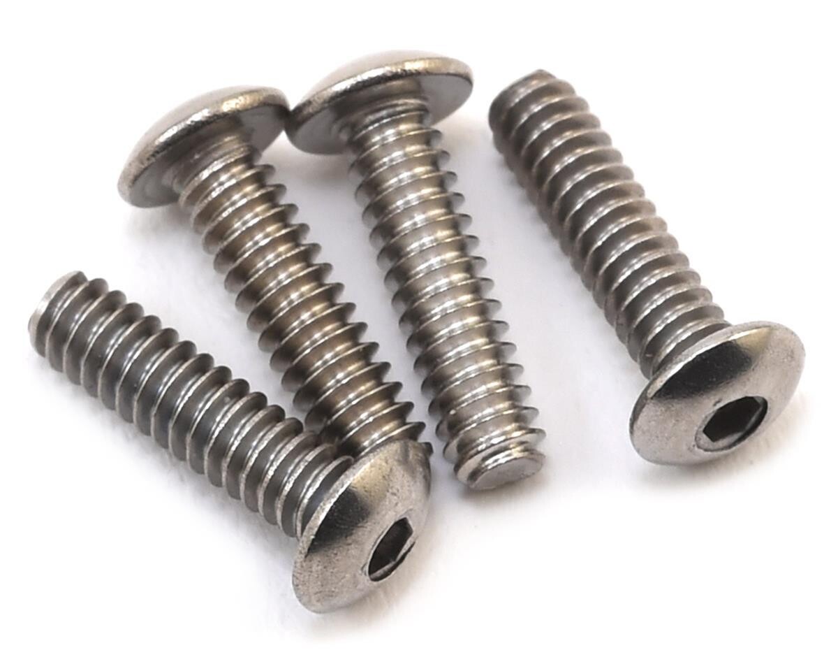 CLN1435 CRC 4-40x7/16&quot; Stainless Steel Button Head Screw (4)