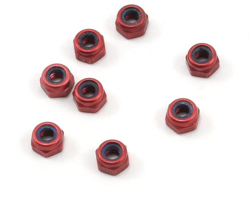 CLN1472 CRC 2-56 Aluminum Locknut (Red) (8)