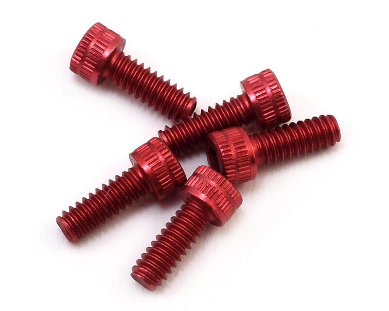 CLN1460 CRC 4-40x5/16 Socket Head Aluminum Screws (Red) (6)
