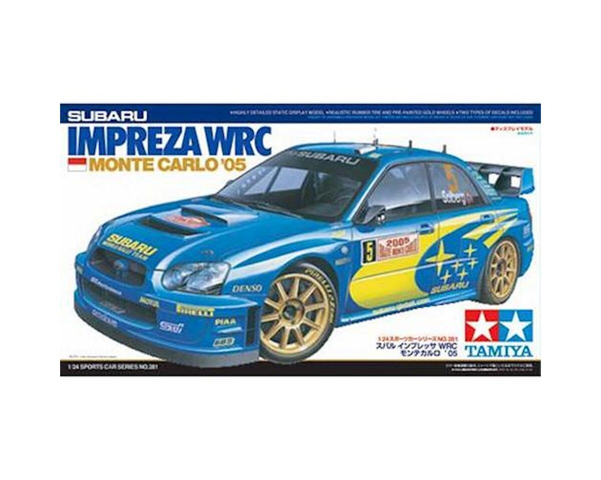 TAM24281 Tamiya 1/24 Subaru Impreza WRC Monte Carlo 2005 Race Car