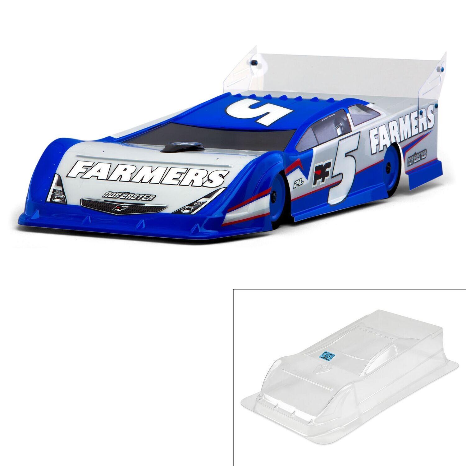 PRM123830 1/10 Nor’easter Clear Body: Dirt Oval Late Model