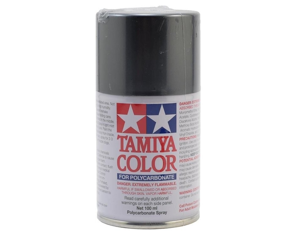 TAM86063 Tamiya PS-63 Bright Gun Metal Lexan Spray Paint (100ml)