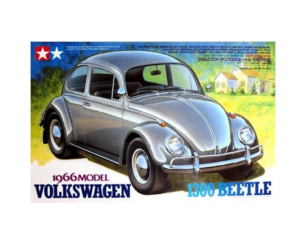TAM24136 Tamiya 66 Volkswagen Beetle 1/24 Model Kit