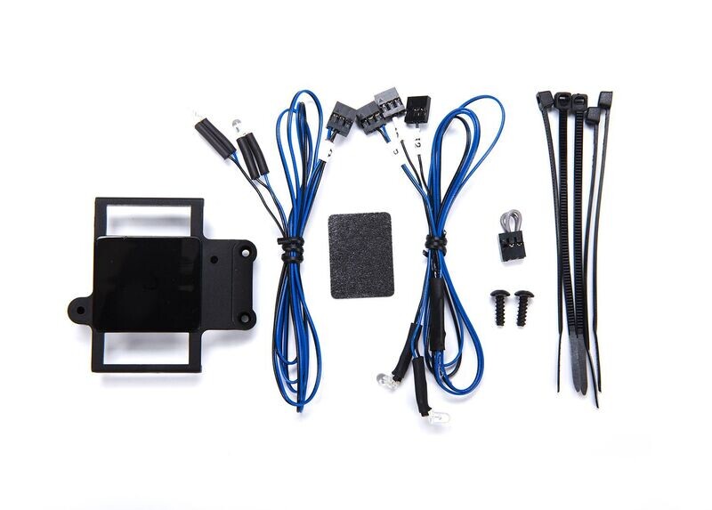 8091 Installation kit, Pro Scale® Advanced Lighting Control System, TRX-4® Chevrolet Blazer (1969 &amp; 1972) (includes mount, reverse lights and turn signal harnesses, hardware)