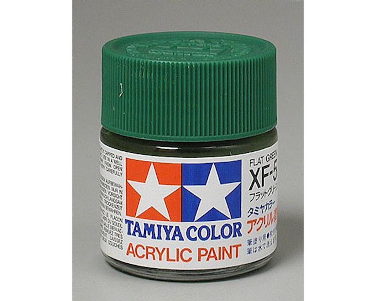 TAM81305 Tamiya XF-5 Flat Green Acrylic Paint (23ml)