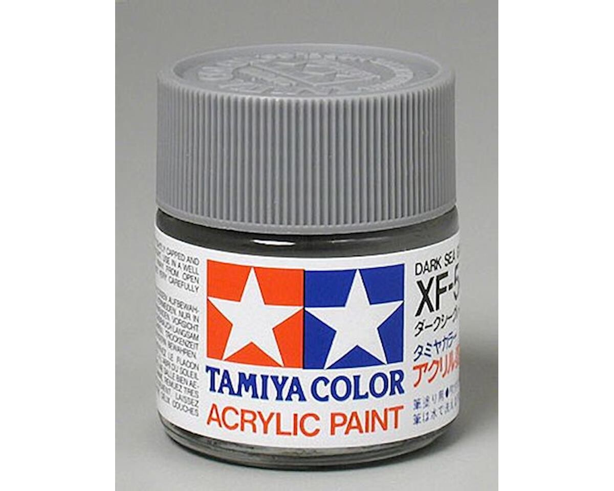 TAM81354 Tamiya XF-54 Flat Dark Sea Grey Acrylic Paint (23ml)