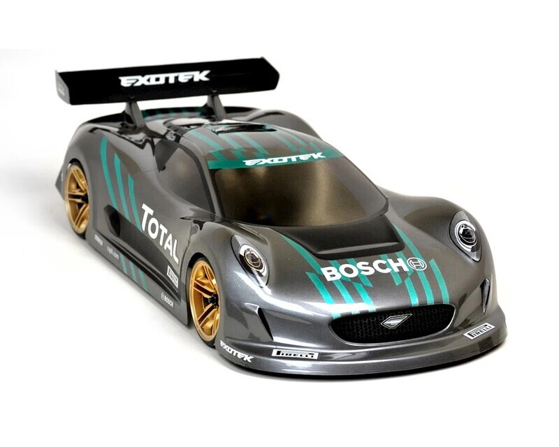 EXO1884 Exotek J-Zero GT USGT Touring Body w/Wing (Clear) (190mm)