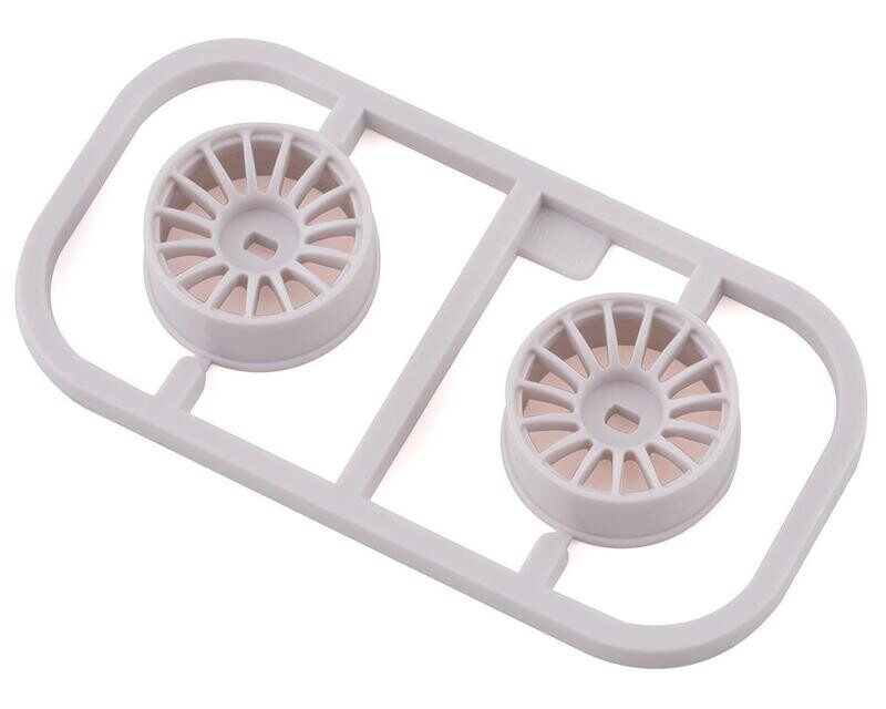 KYOMDH100W-N25 Kyosho Mini-Z AWD Multi Wheel (White) (2) (Narrow/+2.5 Offset)