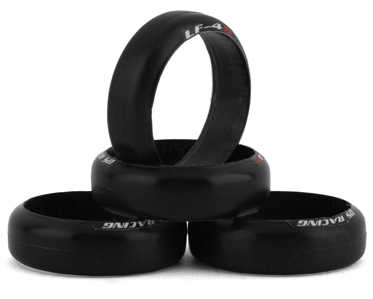 DSC-MI22L-LF4SN DS Racing Mini-Z 8.5mm Narrow Front Drift Tires (4) (22mm) (LF-4)