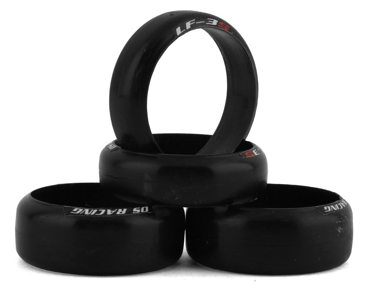DSC-MI22L-LF3SN DS Racing Mini-Z 8.5mm Front &amp; 11mm Rear Drift Tires (22mm) (LF-3)
