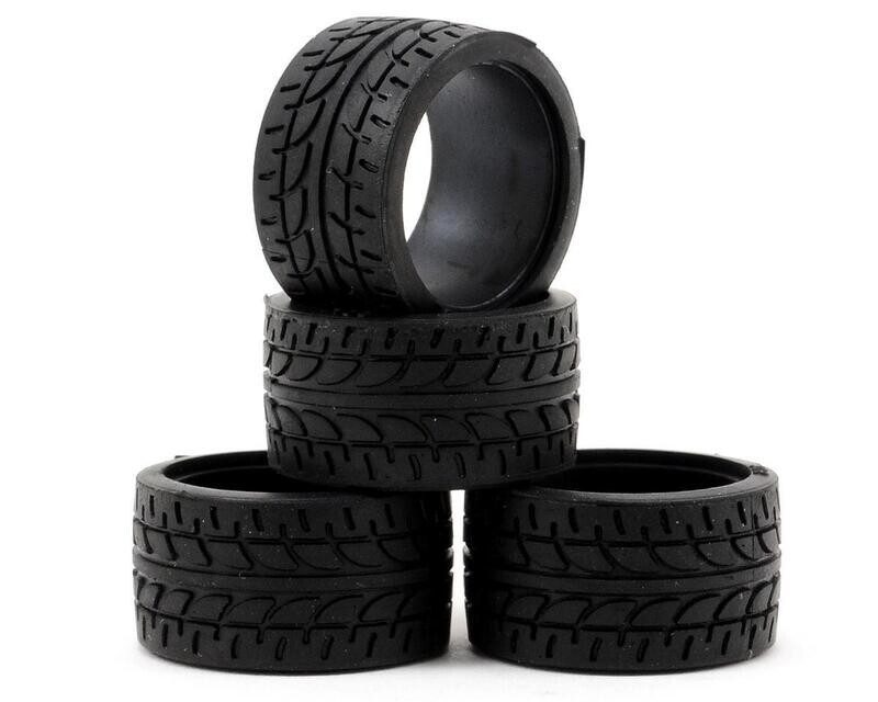 KYOMZW38-30 Kyosho Mini-Z 11mm Wide Racing Radial Tire (4) (30 Shore)