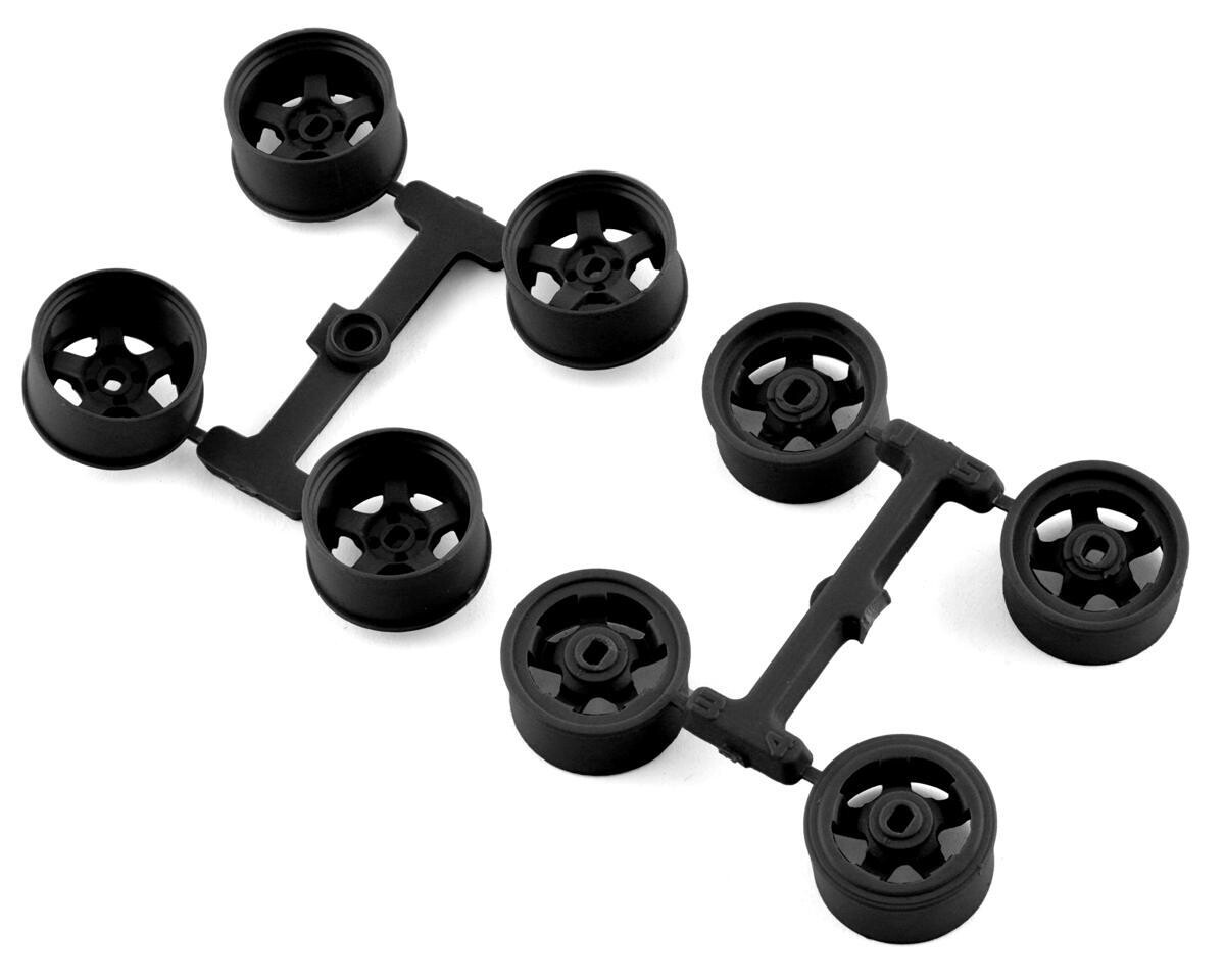 DSC-MI-20W1B DS Racing Kyosho Mini Z 11mm Wide Drift Rims (1/2/3/4 Offset) (Black)