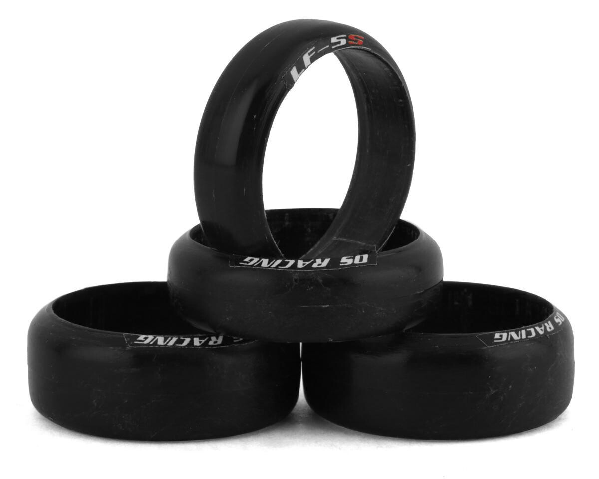 DSC-MI22L-LF5SNW  DS Racing Mini-Z 8.5mm Front &amp; 11mm Rear Drift Tires (22mm) (LF-5)