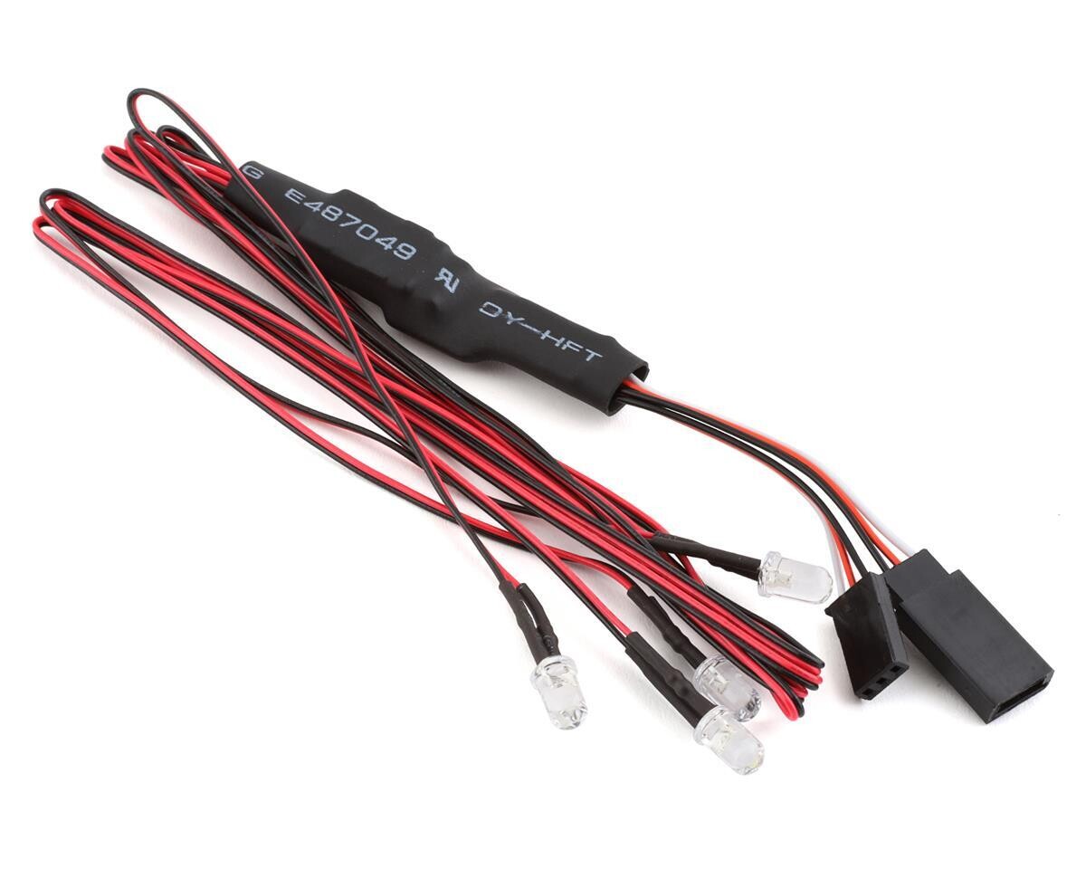 KYO97054-4CR Kyosho Fazer FZ02 LED Light Set (Clear/Red)