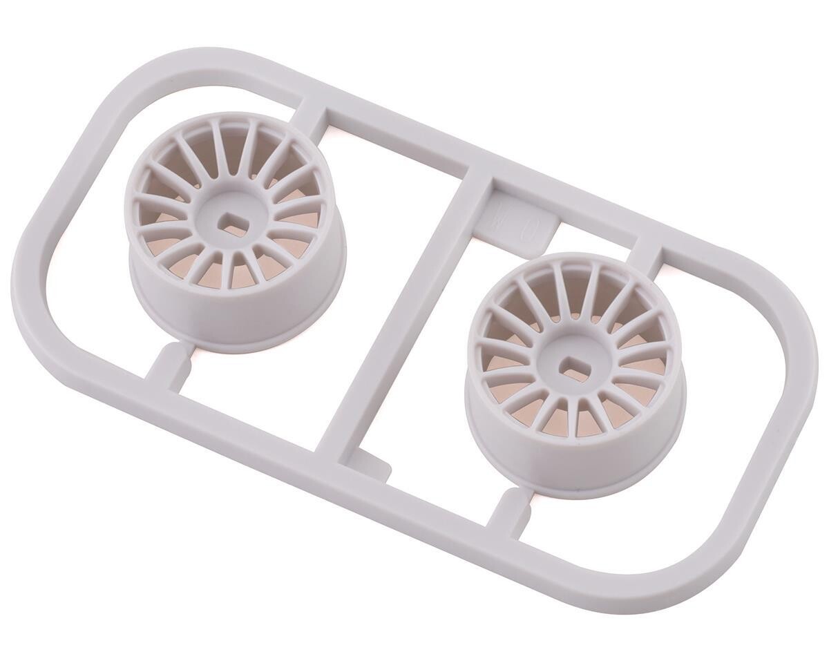 KYOMDH100W-W0 Kyosho Mini-Z AWD Multi Wheel (2) (White) (Wide/0 Offset)