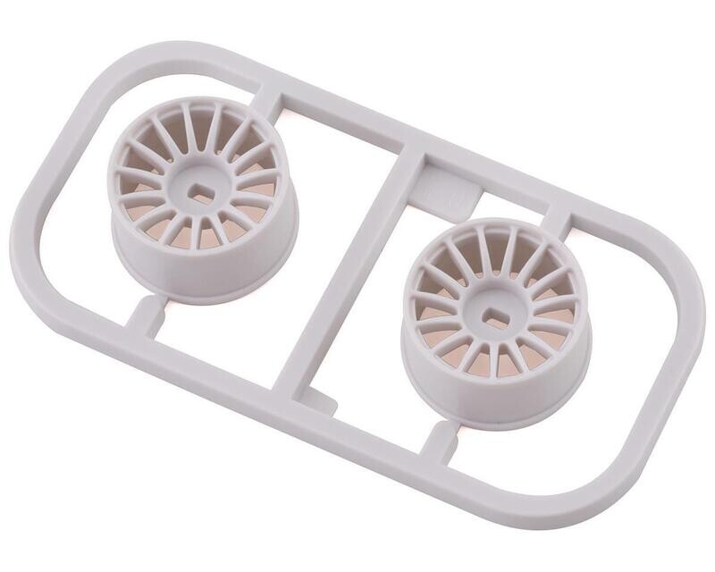 KYOMDH100W-W0 Kyosho Mini-Z AWD Multi Wheel (2) (White) (Wide/0 Offset)