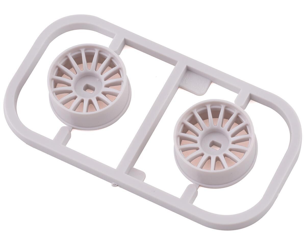 KYOMDH100W-N35 Kyosho Mini-Z AWD Multi Wheel (White) (2) (Narrow/+3.5 Offset)